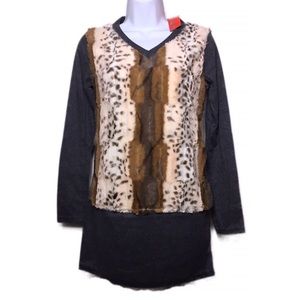 Infinity Fashion Faux Fur Top